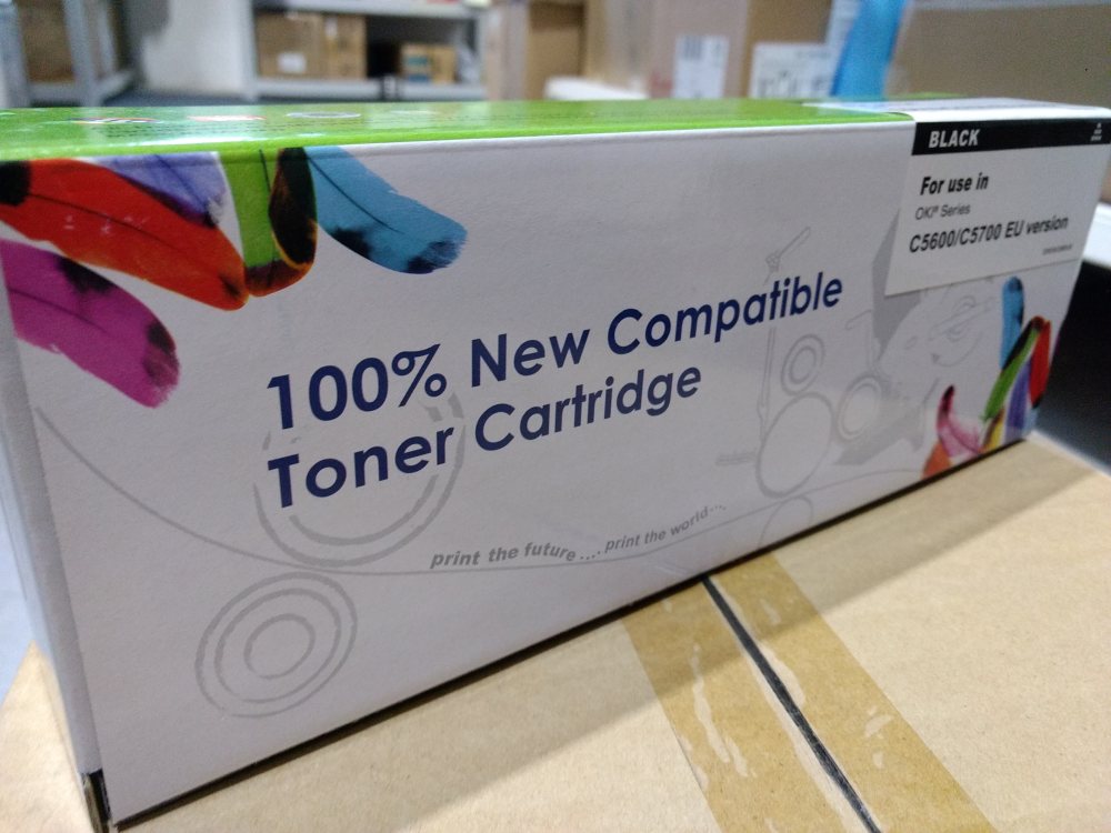 alternativ OKI Toner Cartridge C5600/5700 black (43324408) 6.000 stran