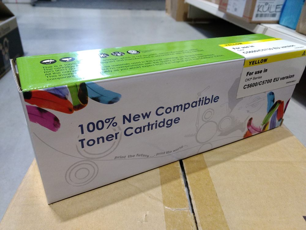 alternativ OKI Toner Cartridge C5600/5700 Yellow (43381905) 2.000 stran
