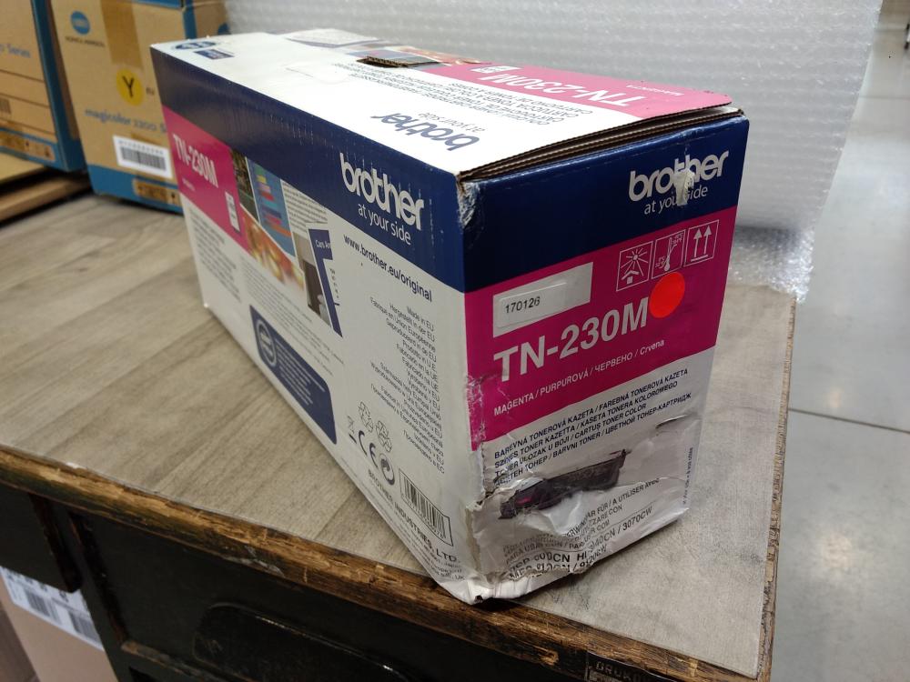 Brother Toner Cartridge TN-230 Magenta poškozený obal