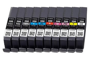 CANON PFI-300 MBK/PBK/C/M/Y/PC/PM/R/GY/CO PACK (4192C008)