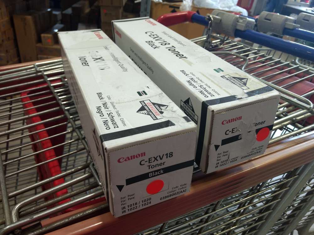 Canon Toner C-EXV18 (0386B002) iR 1018/iR1022 poškozený obal