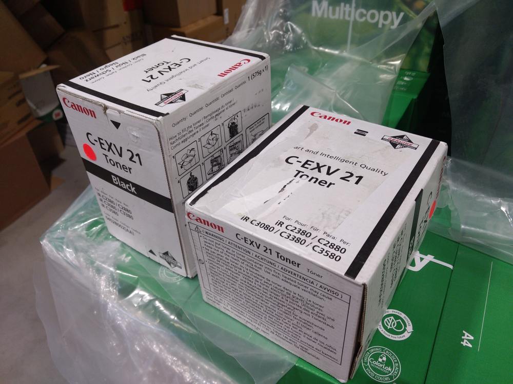 Canon Toner C-EXV21 black (0452B002) poškozený obal