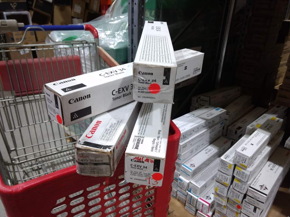 Canon Toner C-EXV34 black poškozený obal