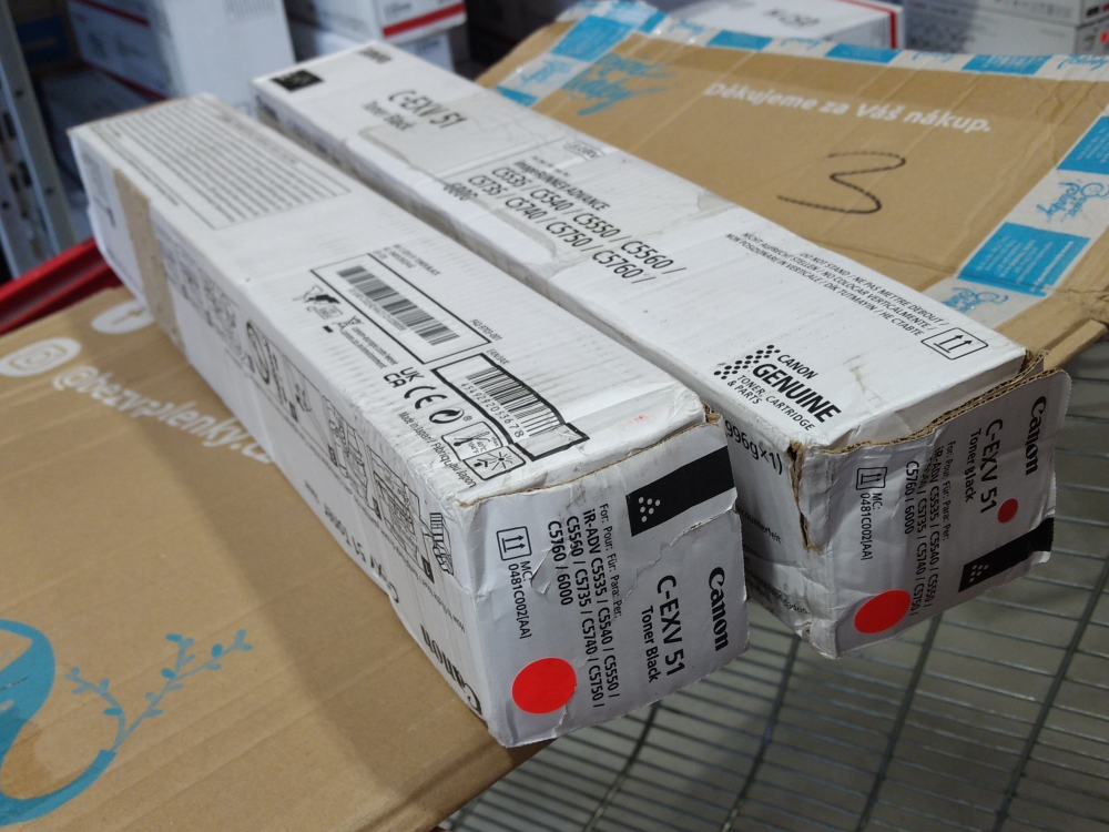 Canon Toner C-EXV51Bk Black (0481C002) poškozený obal