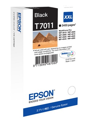 Epson Ink Cartridge T7011 black XXL