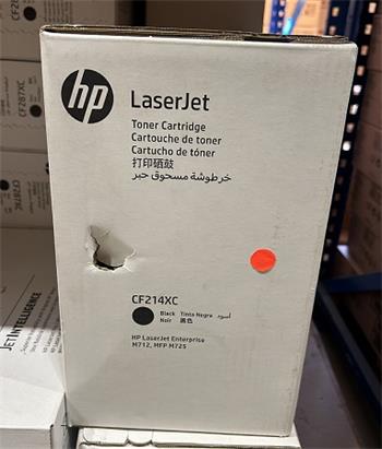 HP CF214XC Toner Cartridge black No.14A contract poškozený obal