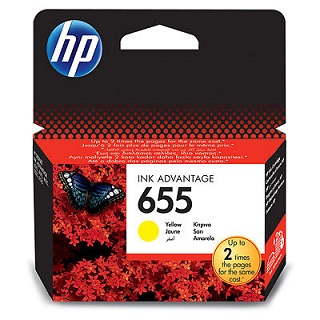 HP CZ112AE Ink Cartridge No.655 Yellow