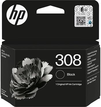 HP originální ink 7FP21UE, HP 308, black, 160str.