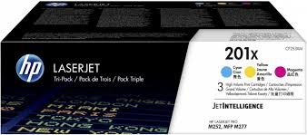 HP toner CF253XM, 3-pack CMY, (3x2300)str., HP 201X