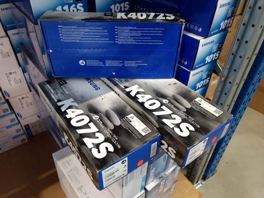 HP toner CLT-K4072S black (SU128A) poškozený obal