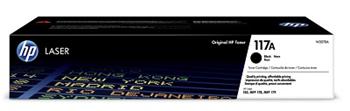 HP Toner W2070A Bk, HP 117A, 1000str.