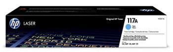 HP Toner W2071A Cyan, HP 117A, 700str.