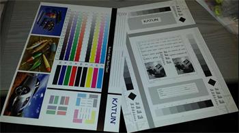 KATUN Technical Test Patterns Color + Black/White