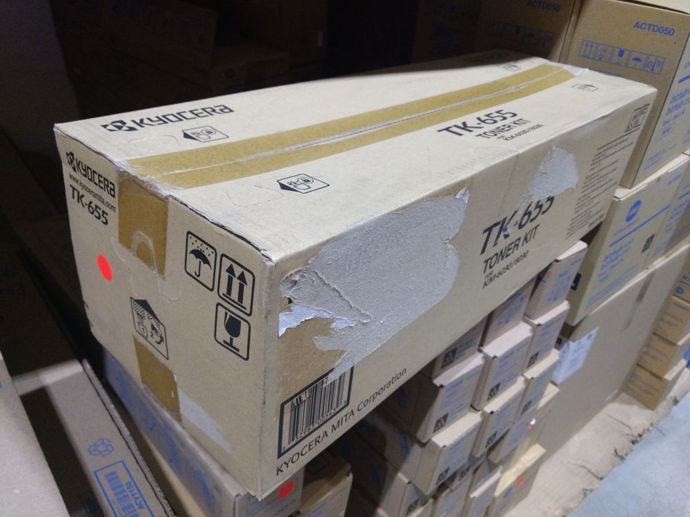 Kyocera Toner TK-655 toner kit (1T02FB0EU0) poškozený obal EOL ukončena výroba