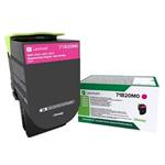 Lexmark Toner Cartridge Magenta Return (71B20M0) 
