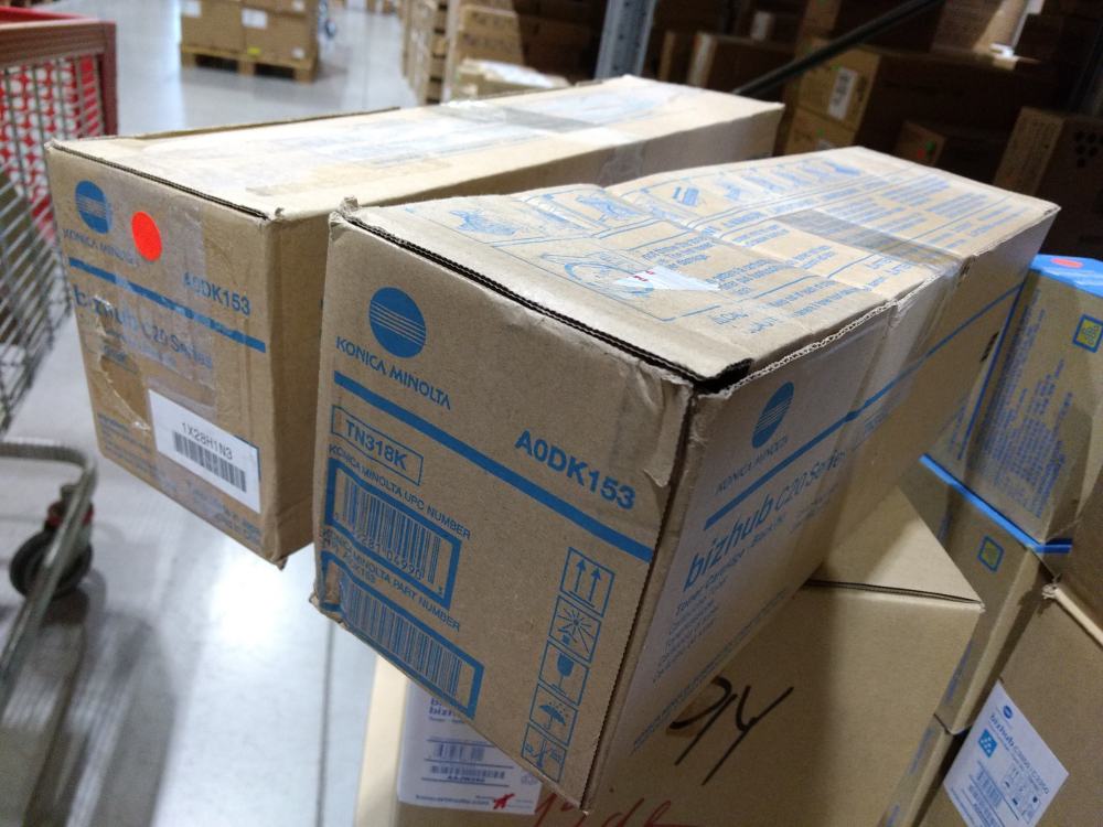 Minolta Toner Bizhub C20P/TN318K black (A0DK153) poškozený obal