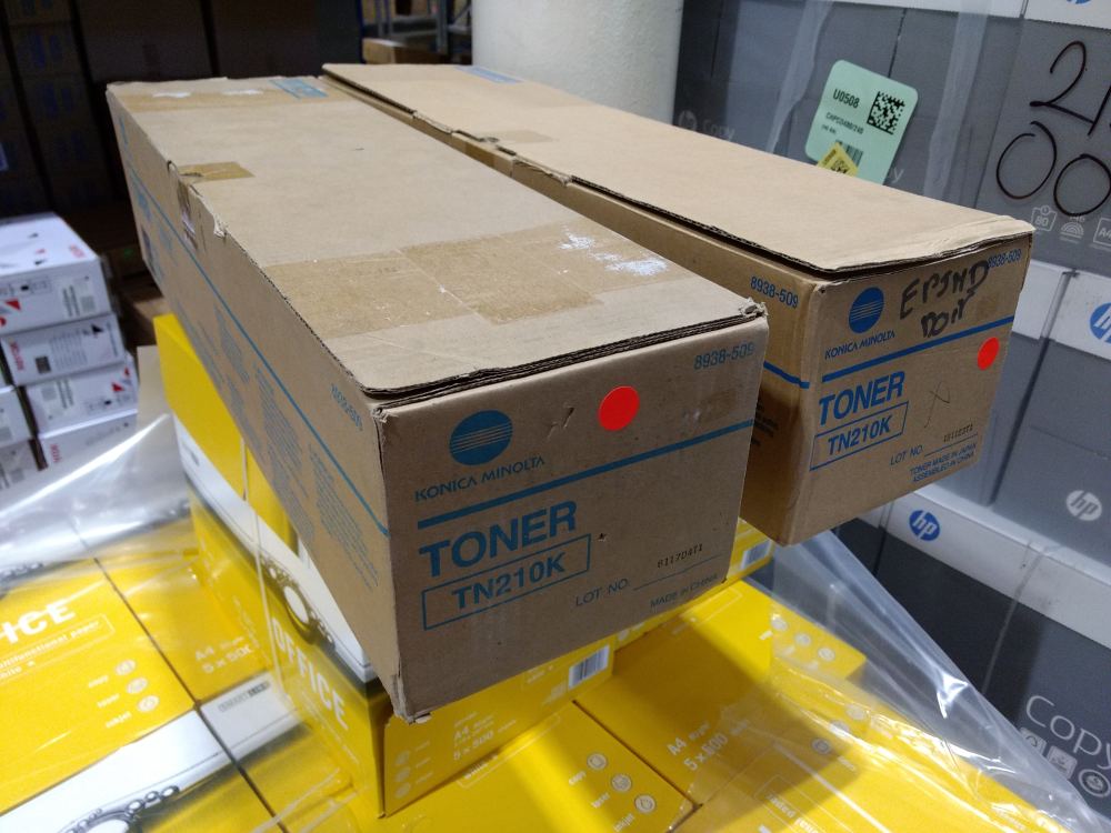 Minolta Toner C250/TN210K black 1x430g (8938-509) poškozený obal