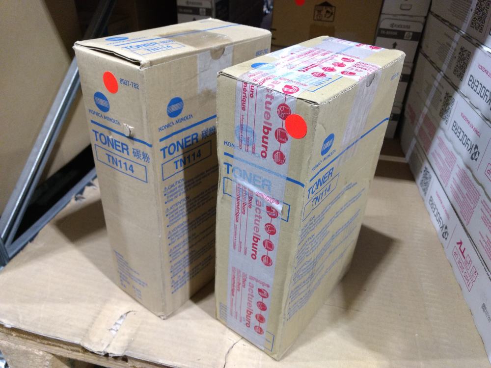 Minolta Toner TN114 106B 2x413g (8937722/8937784) poškozený obal