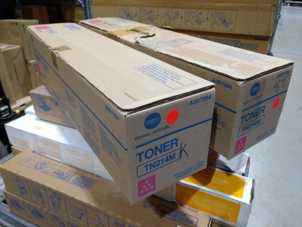 Minolta Toner TN214M magenta (A0D7354) poškozený obal