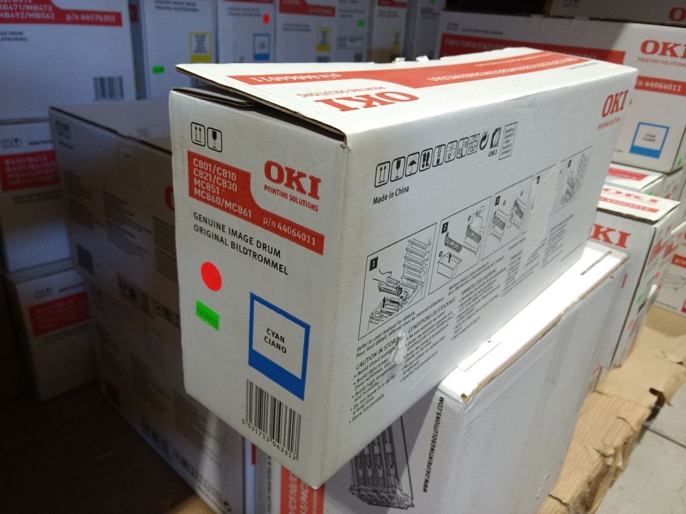 OKI Drum C810/C830/MC860 Cyan (44064011) poškozený obal