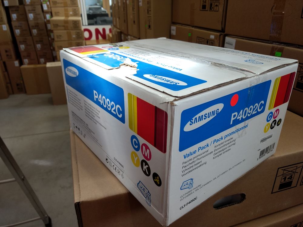 Samsung Toner Value Pack CLT-P4092C Bk/C/M/Y poškozený obal