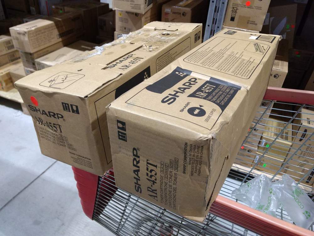 Sharp Toner AR-455T EOL poškozený obal