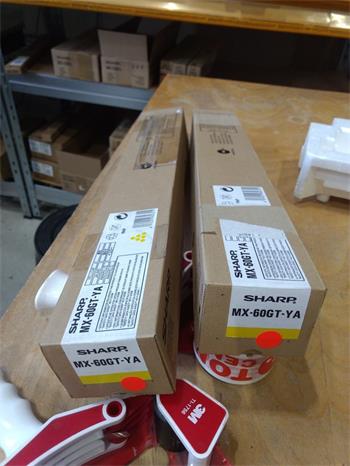 Sharp Toner Cartridge MX-60GTYA yellow poškozený obal