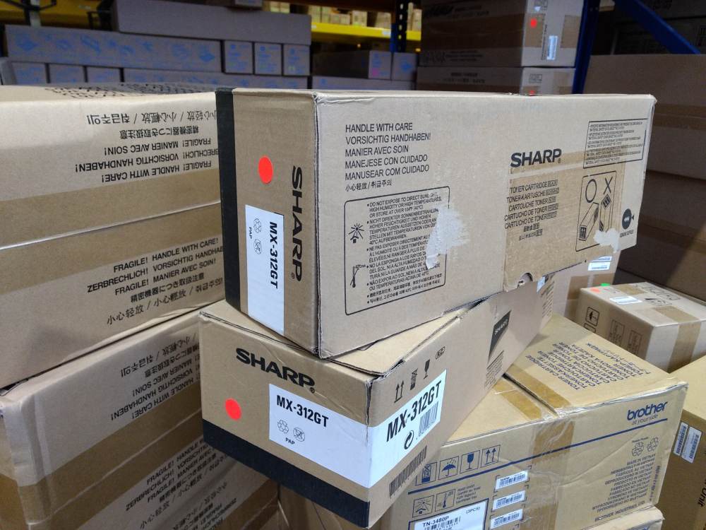 Sharp Toner MX-312GT poškozený obal