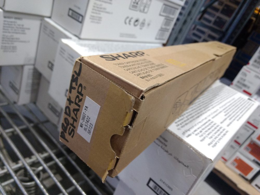 Sharp Toner MX-36GTYA yellow poškozený obal