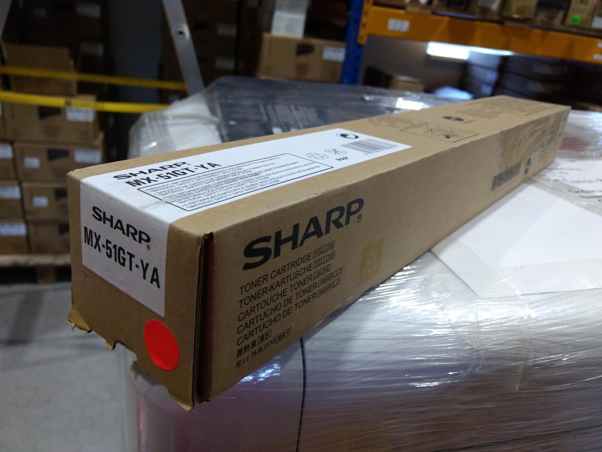 Sharp Toner MX-51GTYA yellow poškozený obal